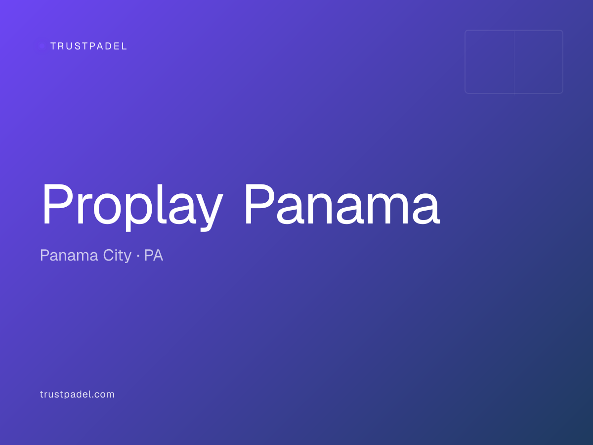 Proplay Panama padel club