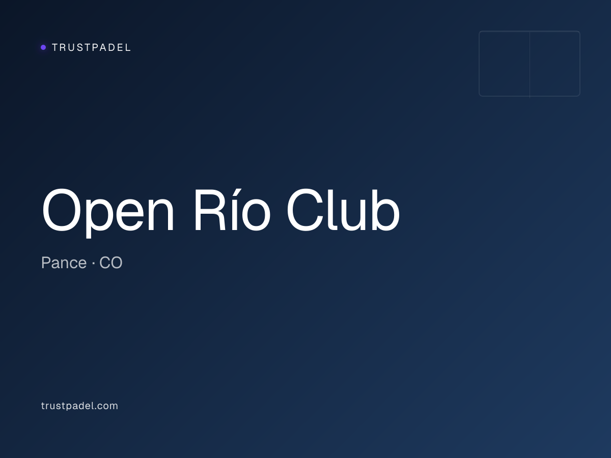Open Río Club padel club