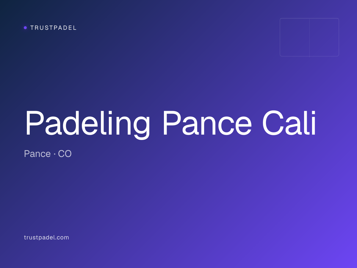 Padeling Pance Cali padel club