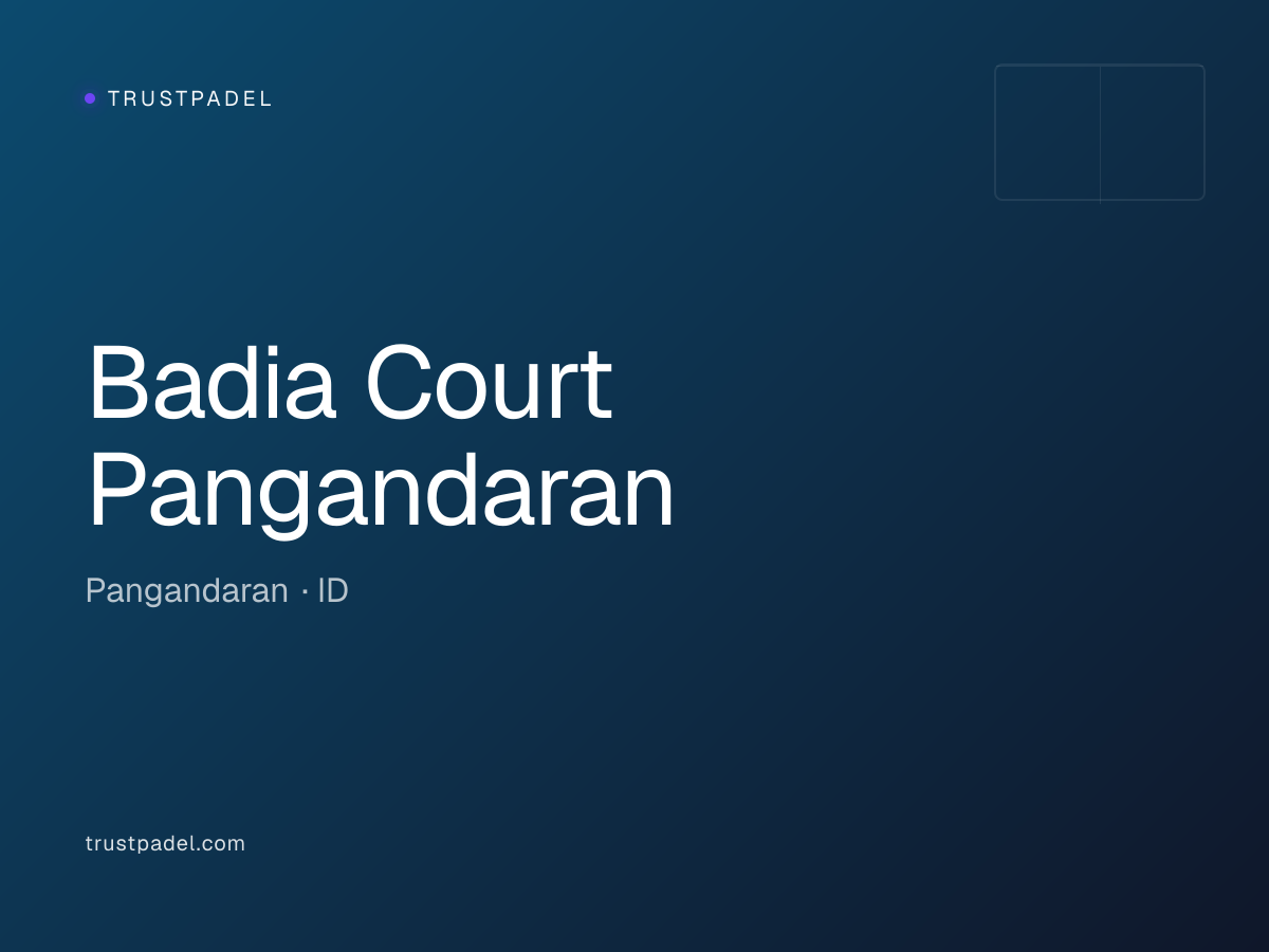 Badia Court Pangandaran padel club
