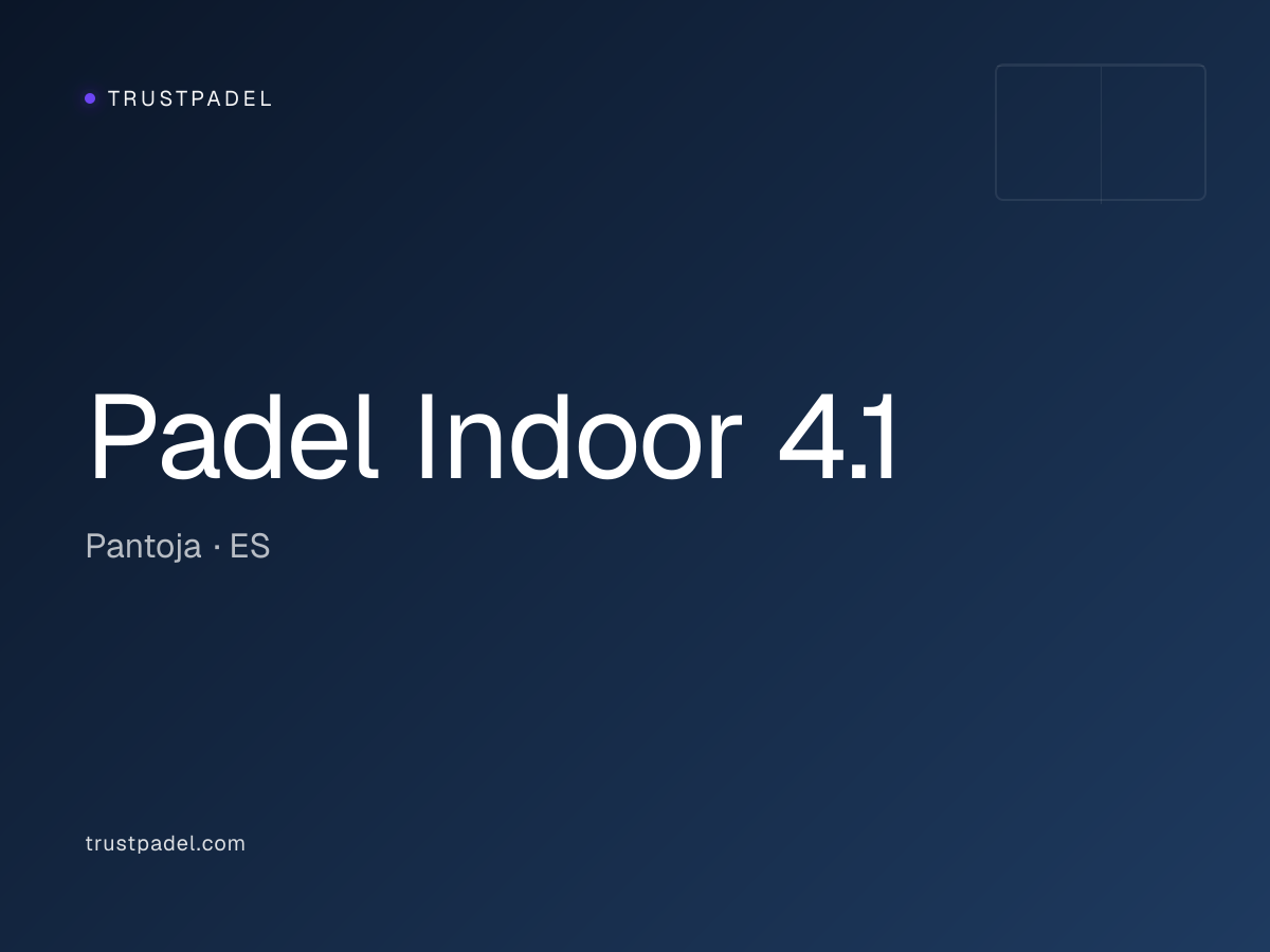 Padel Indoor 4.1 padel club