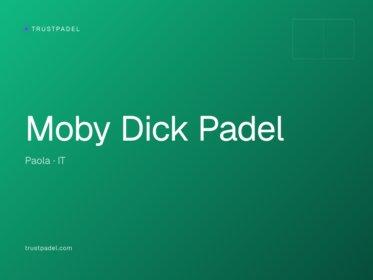 Moby Dick Padel padel club