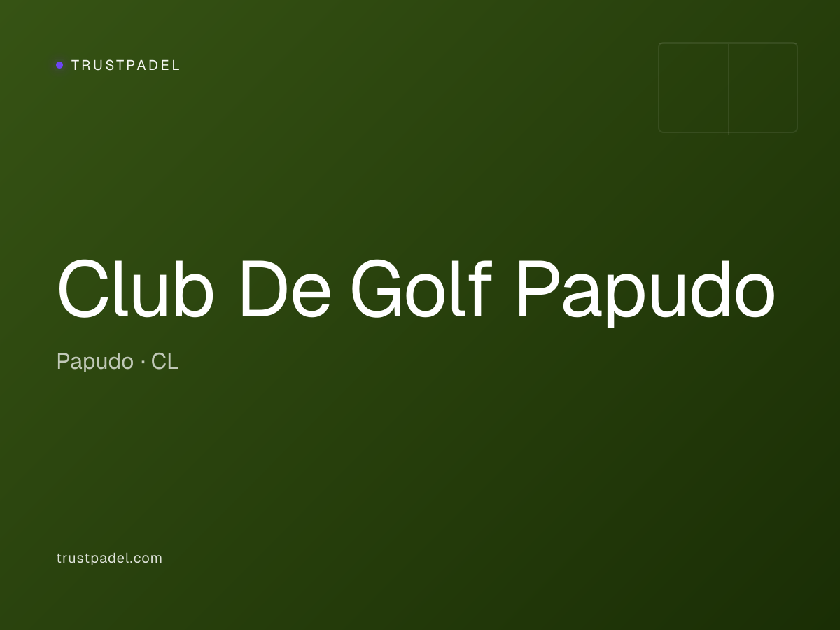 Club De Golf Papudo padel club