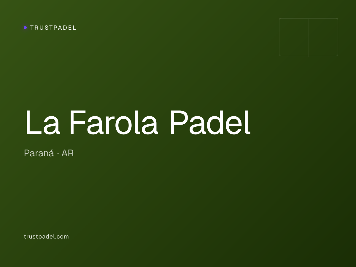 La Farola Padel padel club