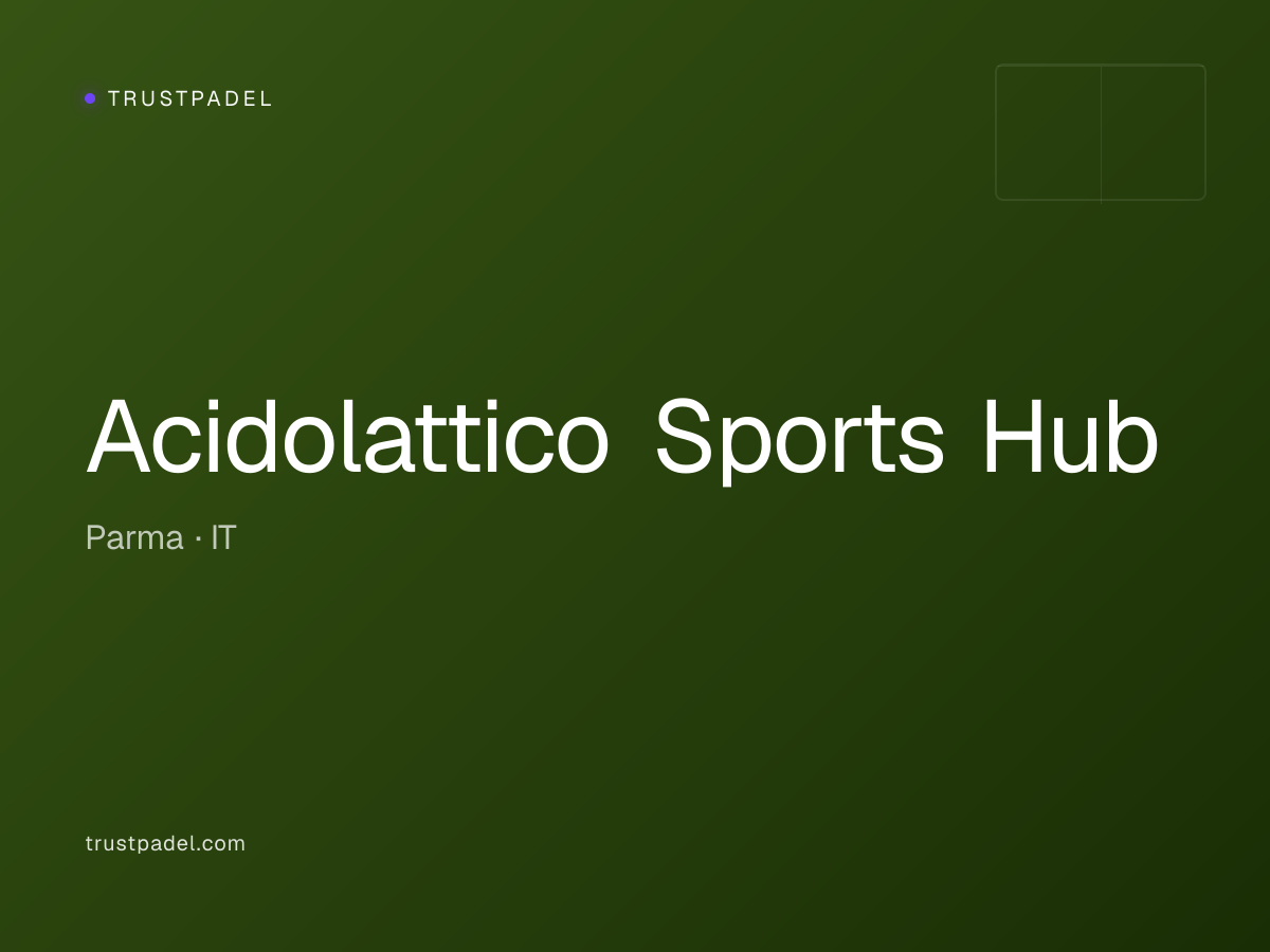 Acidolattico Sports Hub padel club