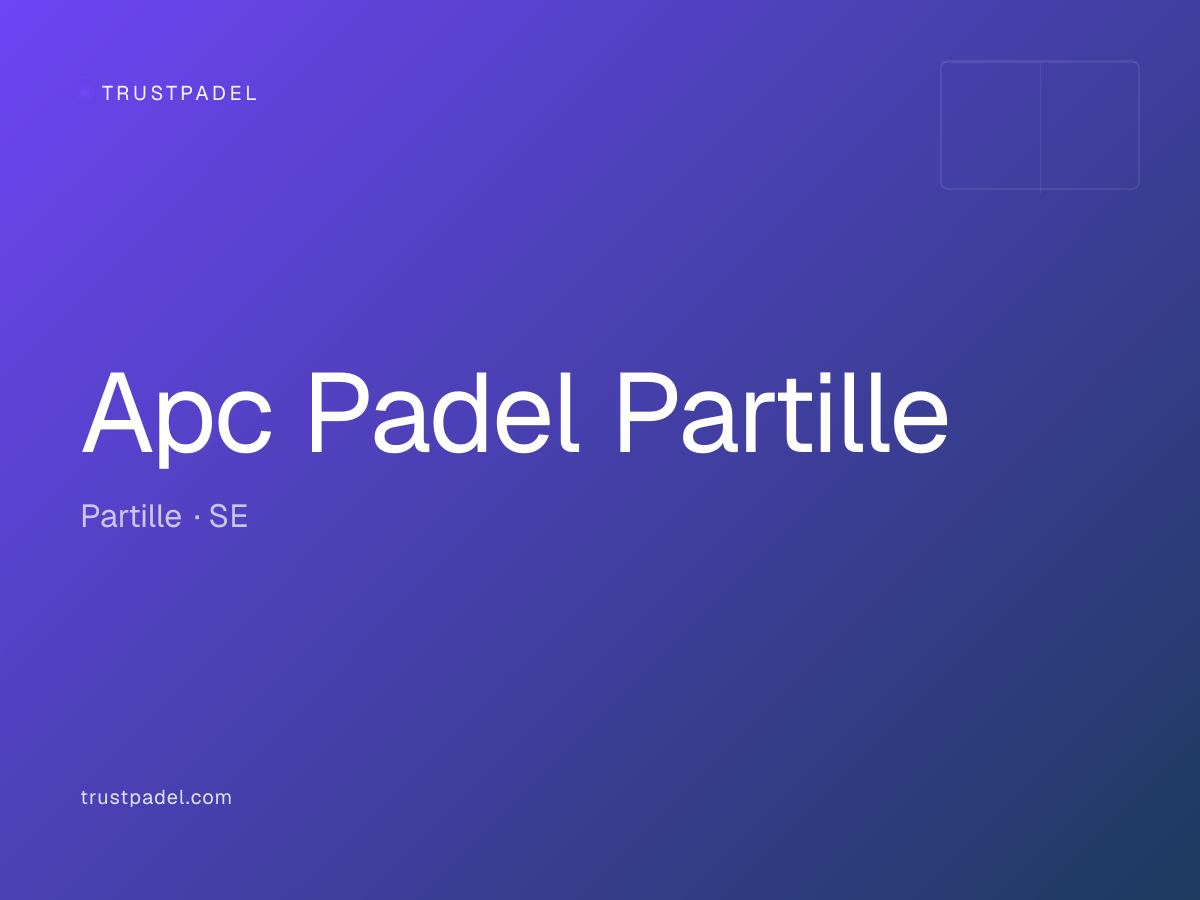 Apc Padel Partille padel club