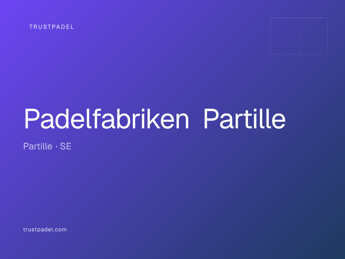Padelfabriken Partille padel club