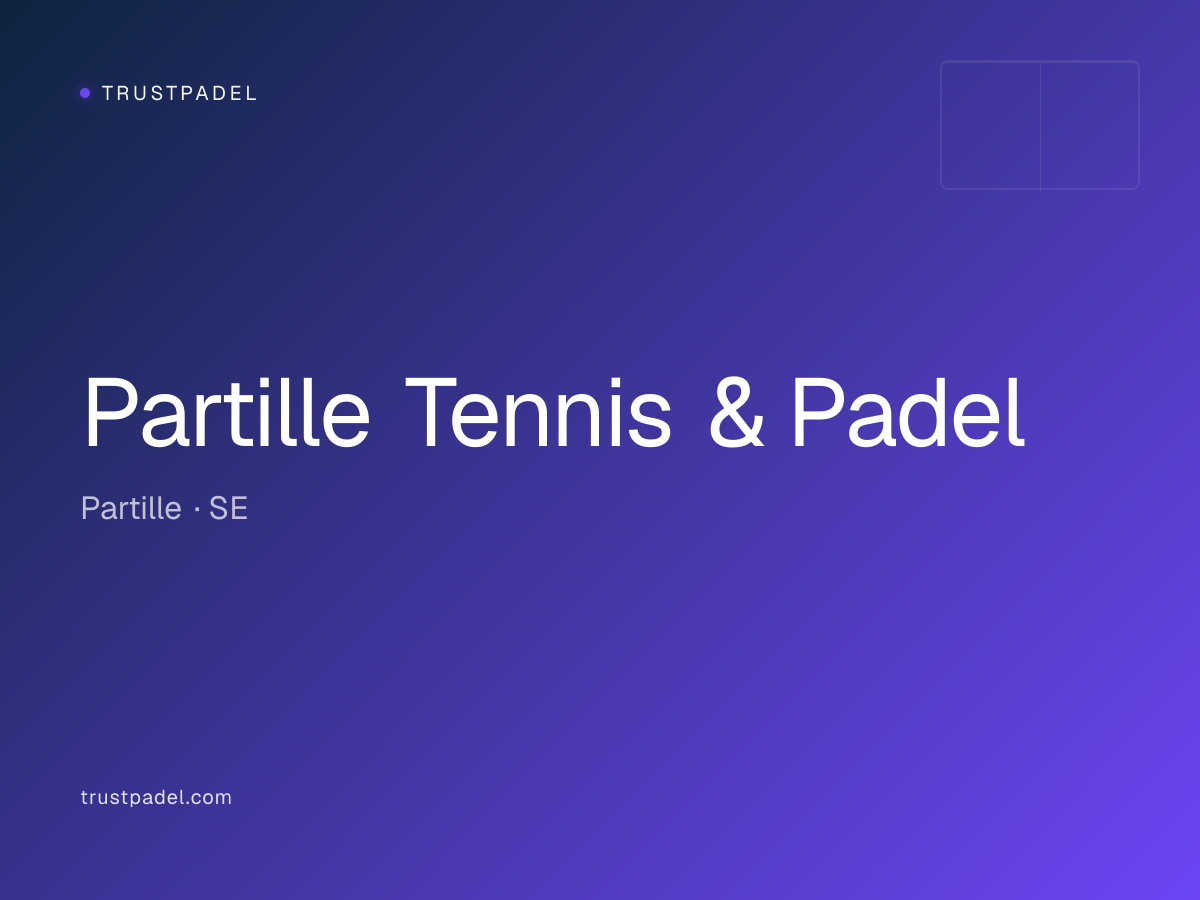 Partille Tennis & Padel padel club