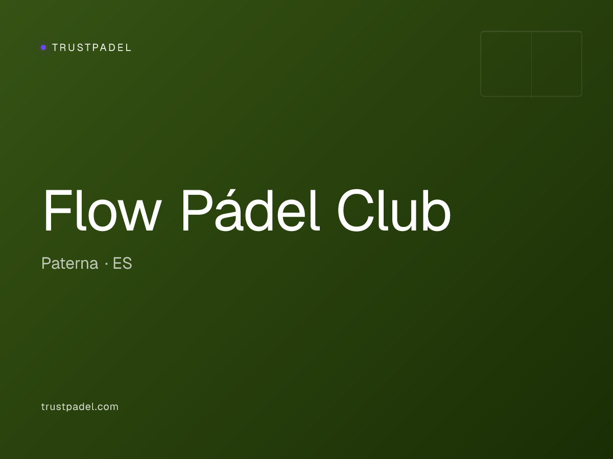 Flow Pádel Club padel club