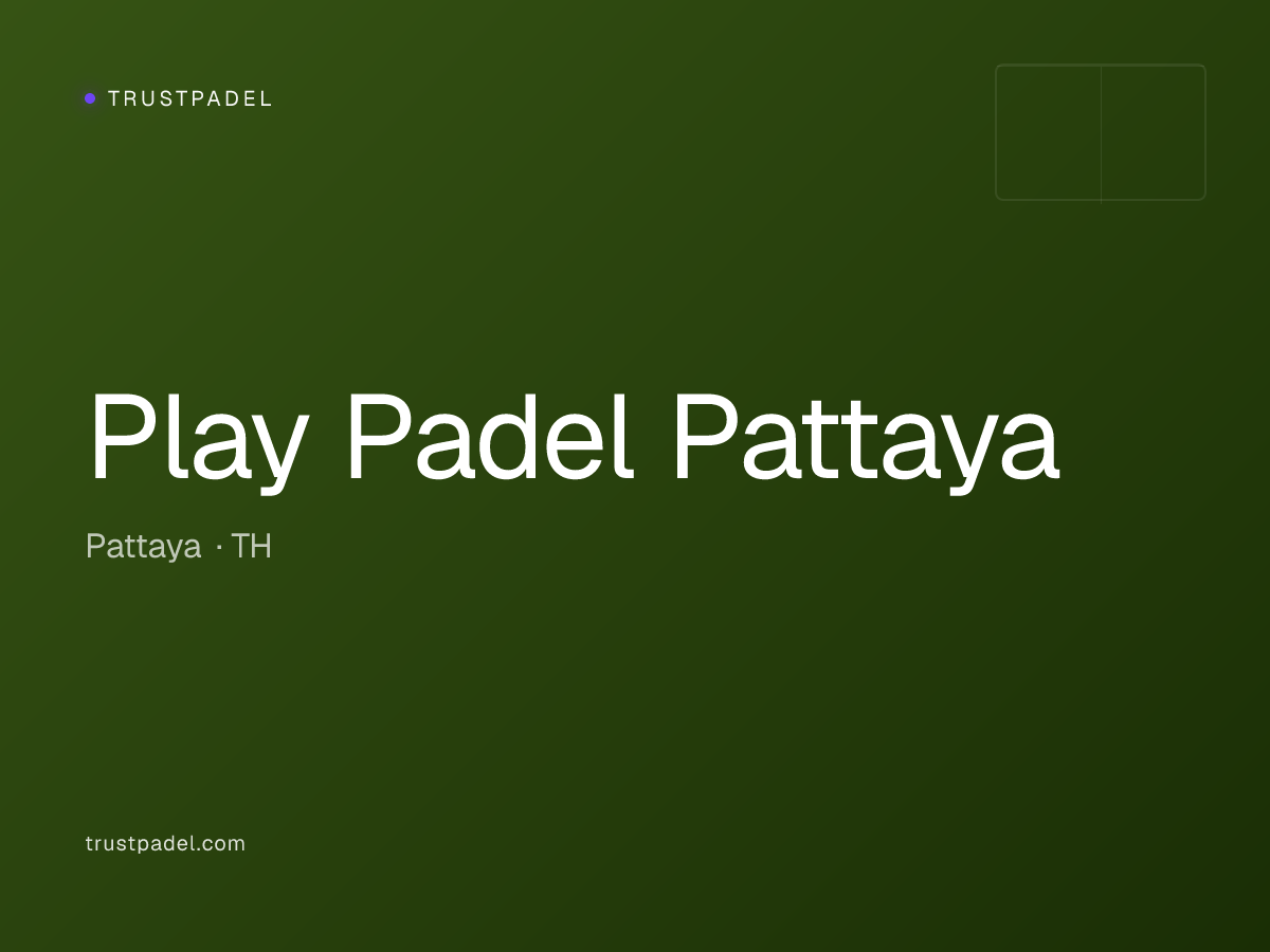 Play Padel Pattaya padel club