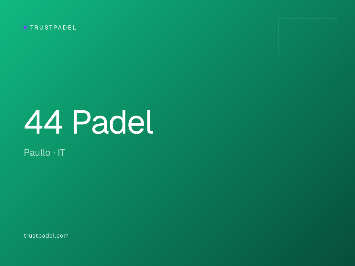 44 Padel padel club