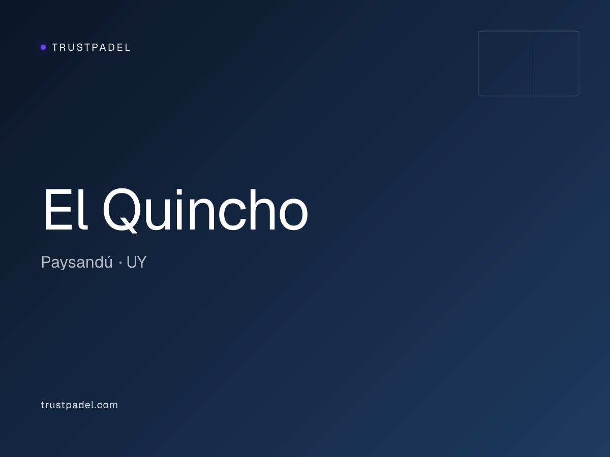 El Quincho padel club