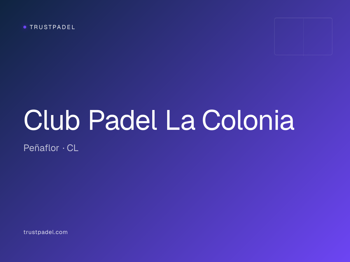 Club Padel La Colonia padel club