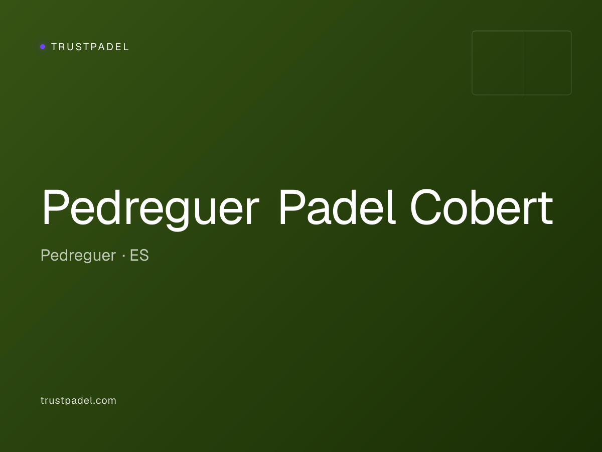 Pedreguer Padel Cobert padel club