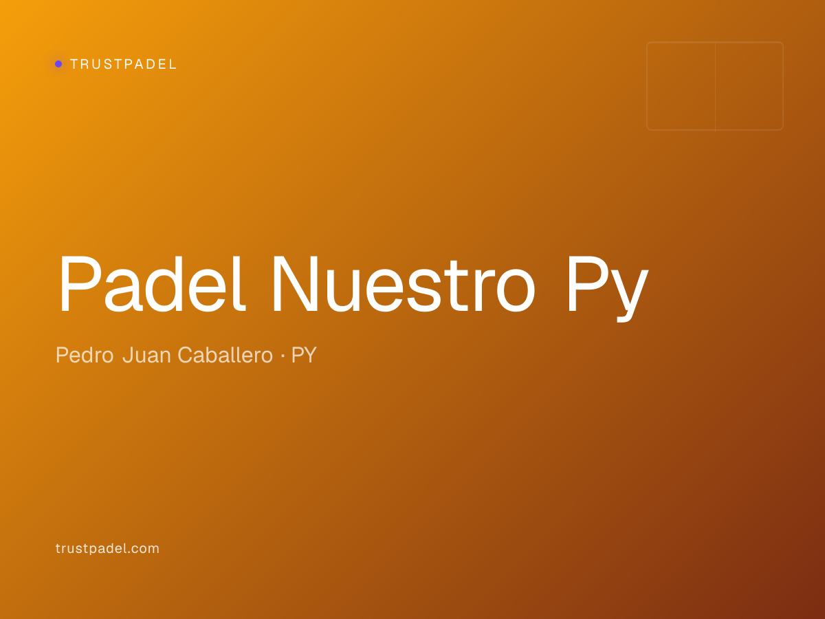 Padel Nuestro Py padel club