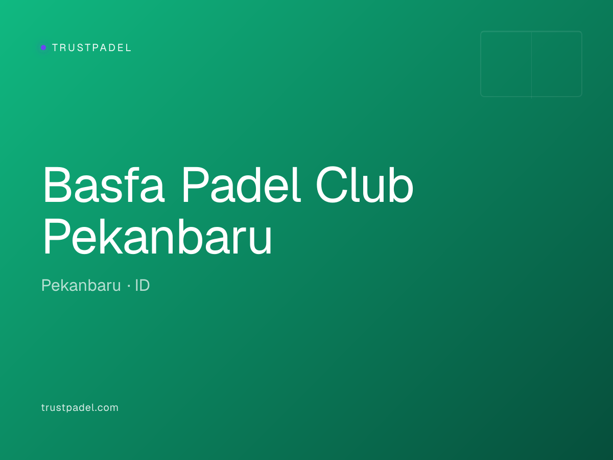Basfa Padel Club Pekanbaru padel club