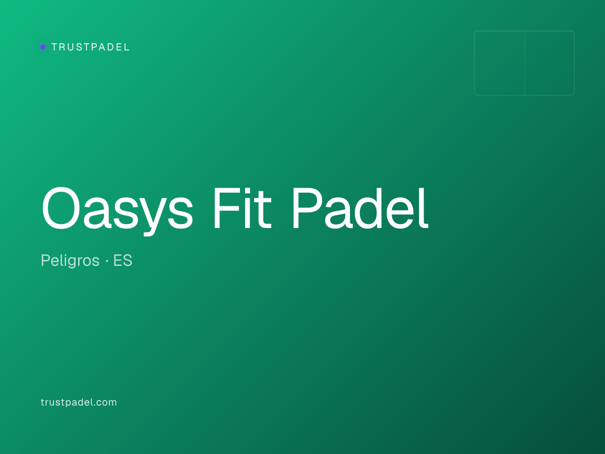 Oasys Fit Padel padel club