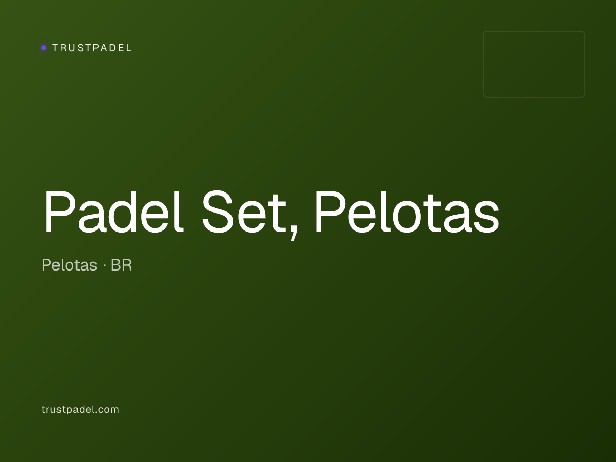 Padel Set, Pelotas padel club