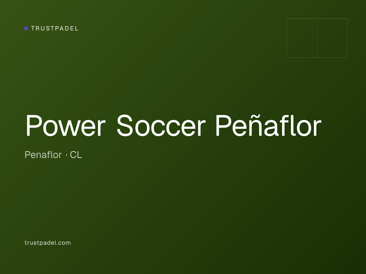 Power Soccer Peñaflor padel club
