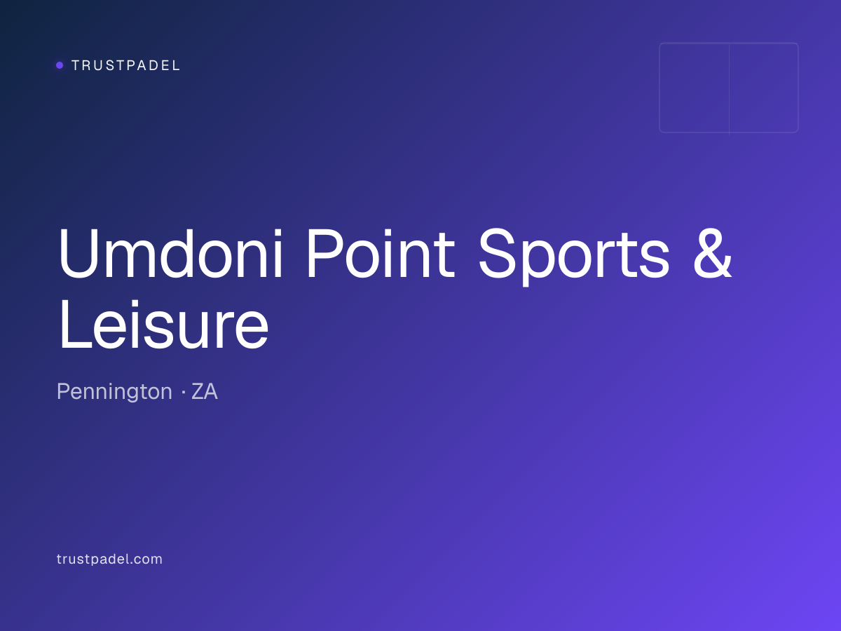 Umdoni Point Sports & Leisure padel club