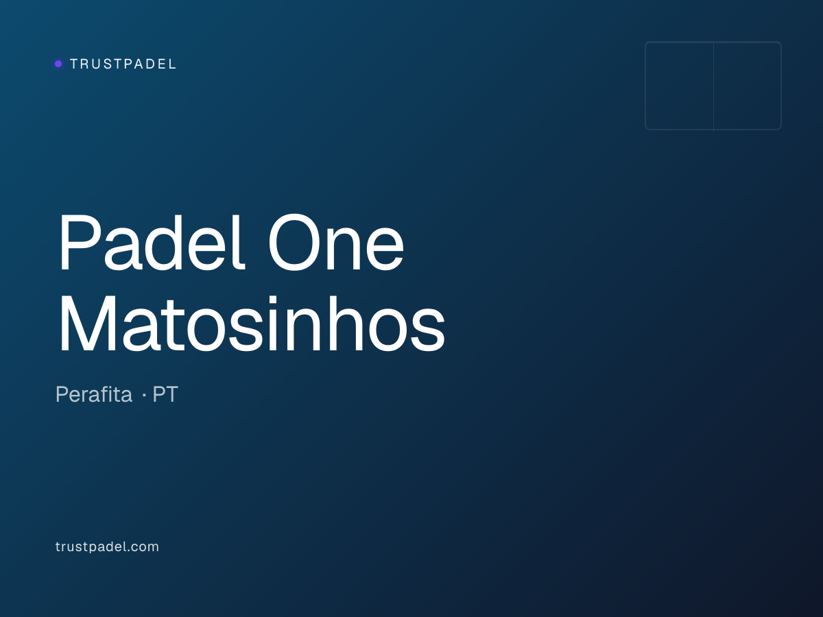 Padel One Matosinhos padel club