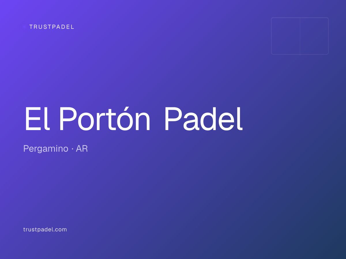 El Portón Padel padel club
