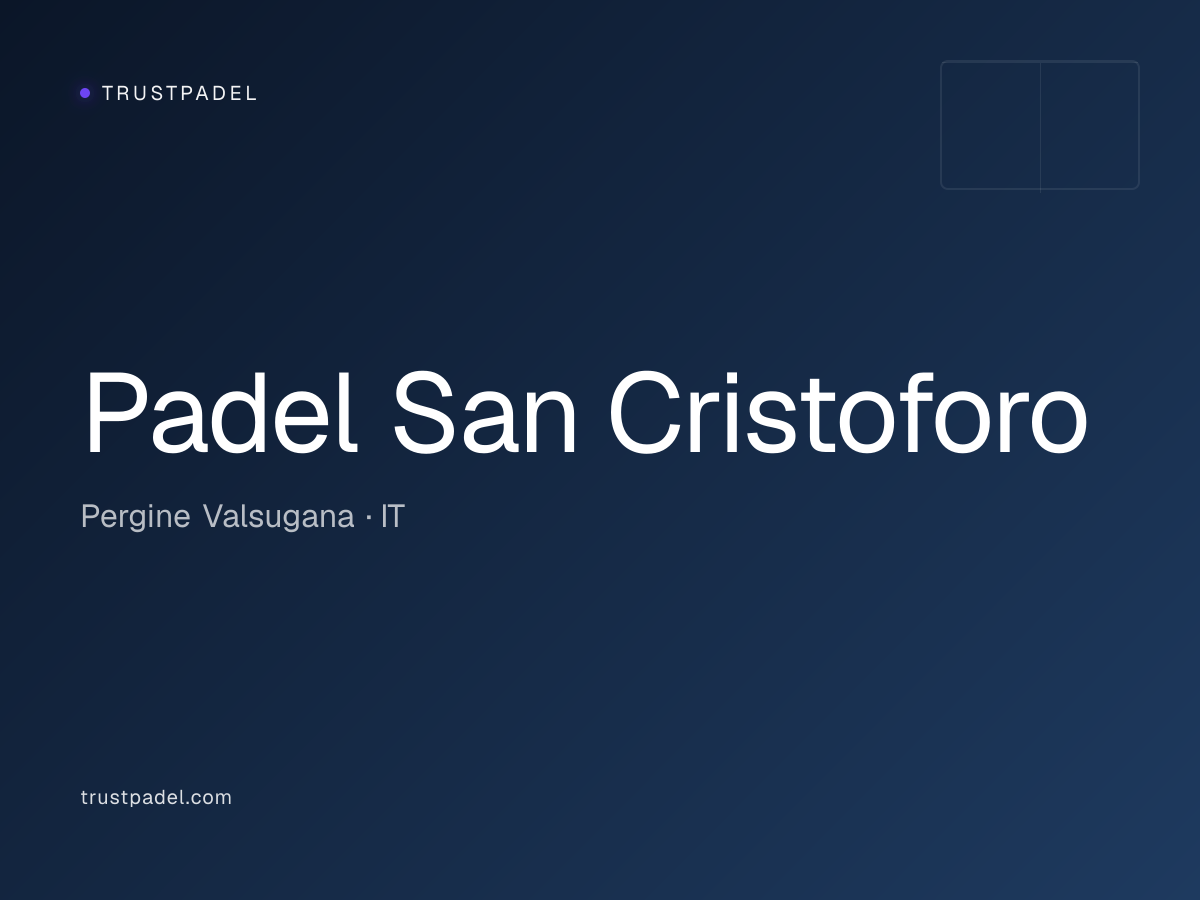 Padel San Cristoforo padel club