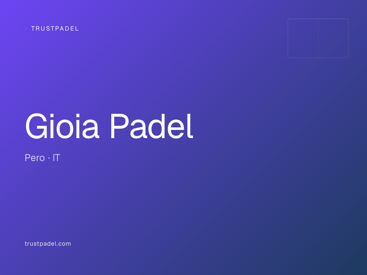 Gioia Padel padel club