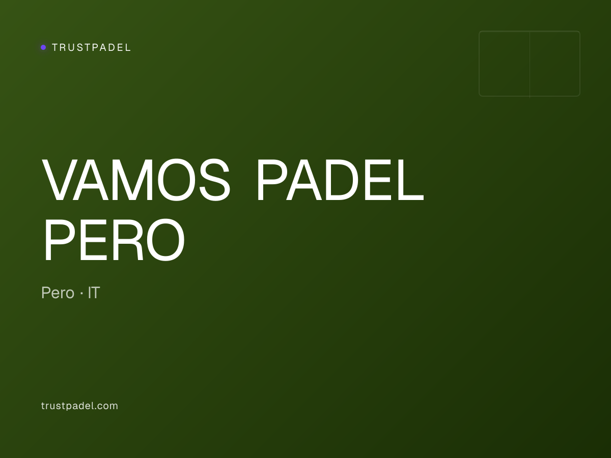 VAMOS PADEL PERO padel club