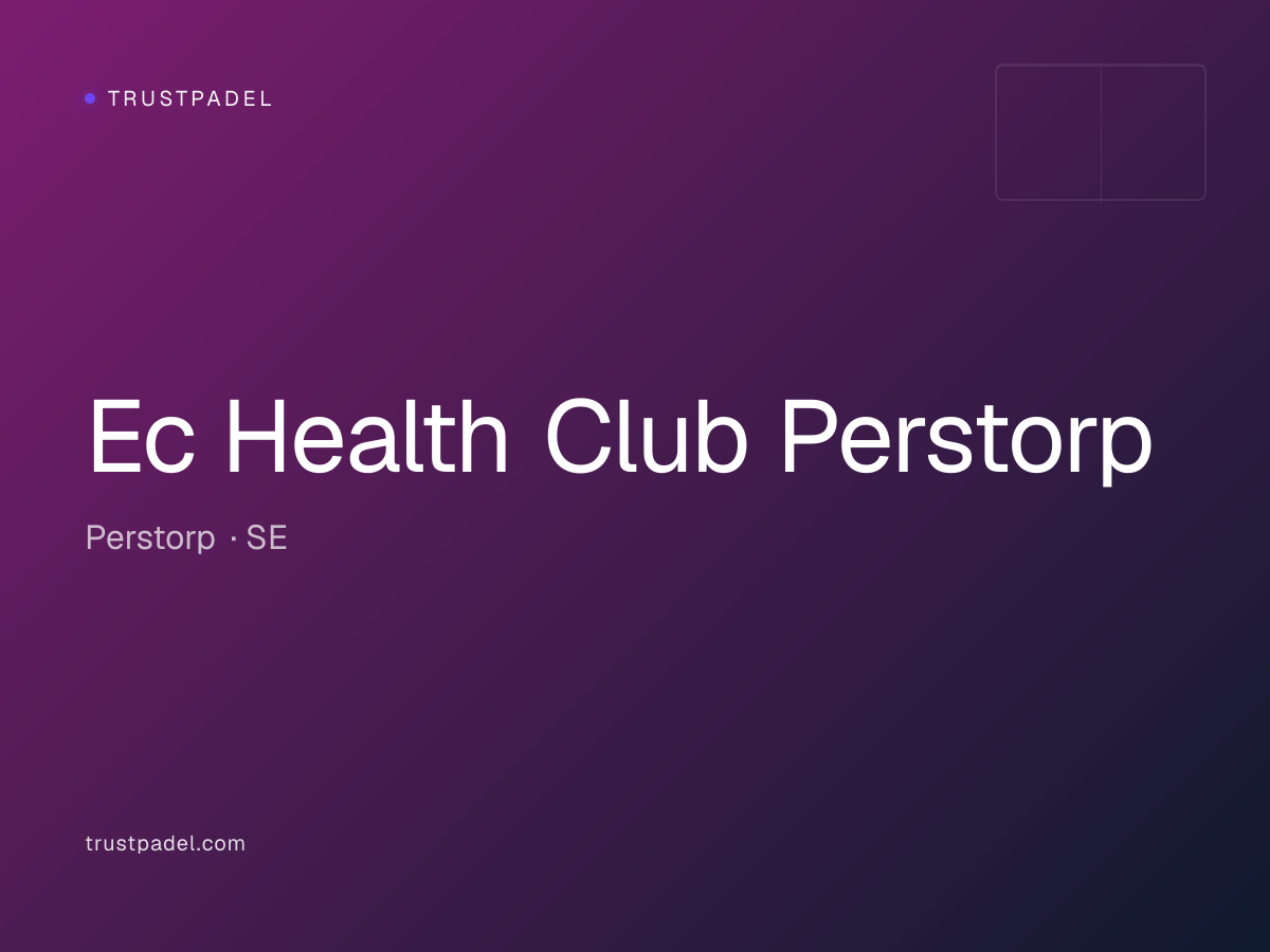 Ec Health Club Perstorp padel club
