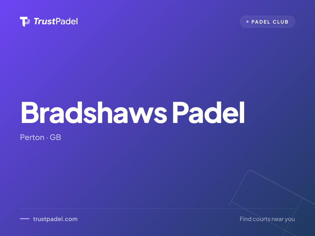 Bradshaws Padel padel club