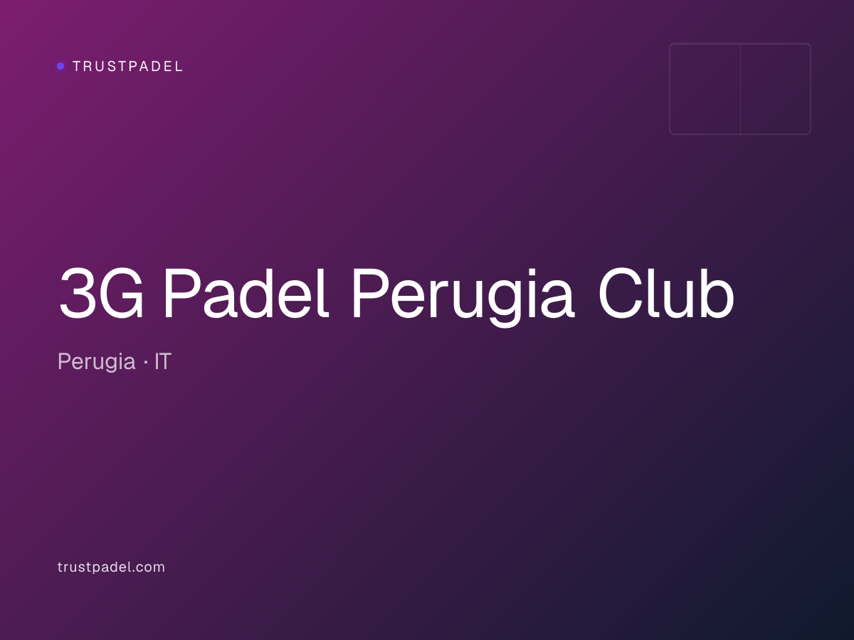 3G Padel Perugia Club padel club