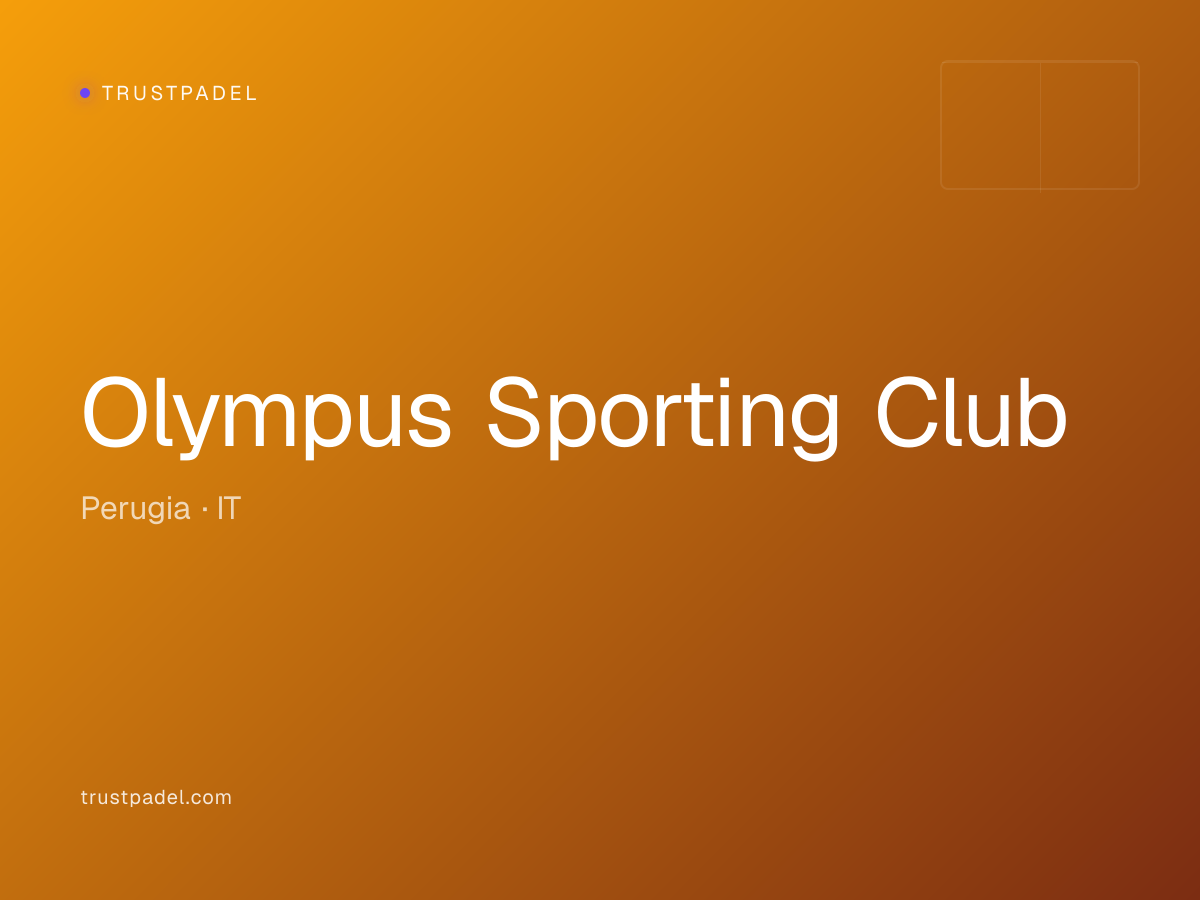 Olympus Sporting Club padel club
