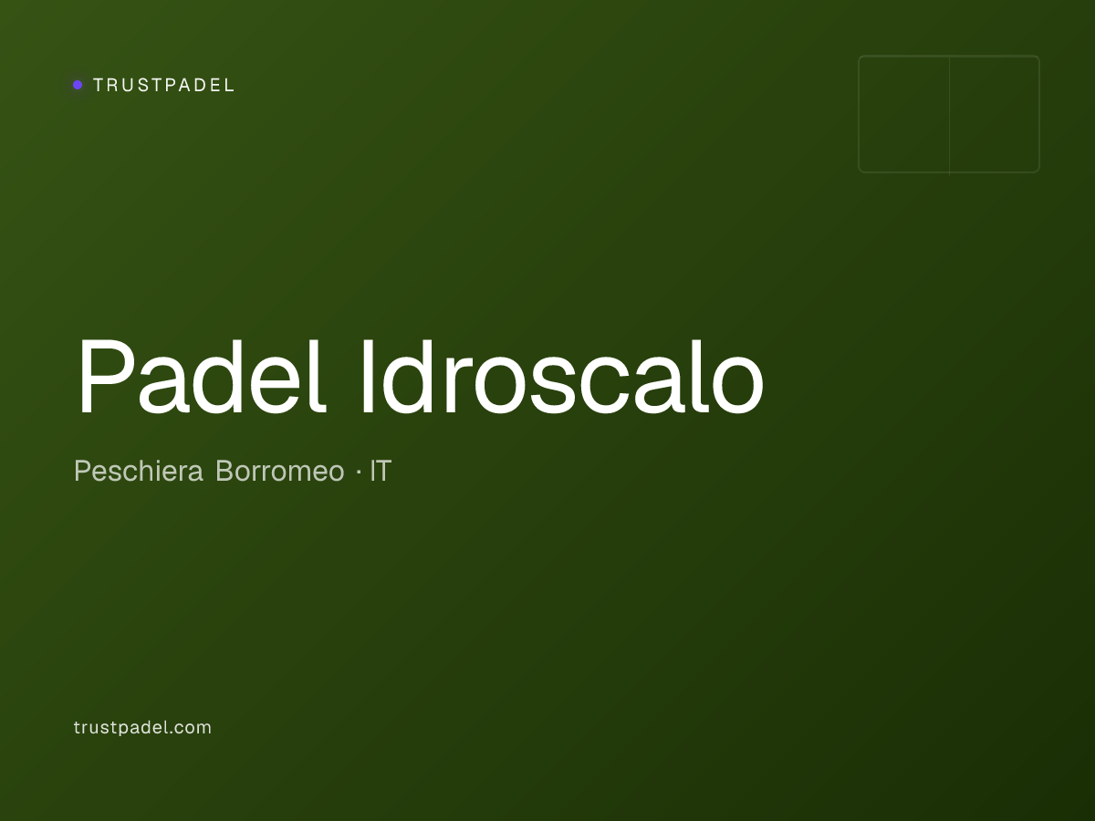 Padel Idroscalo padel club