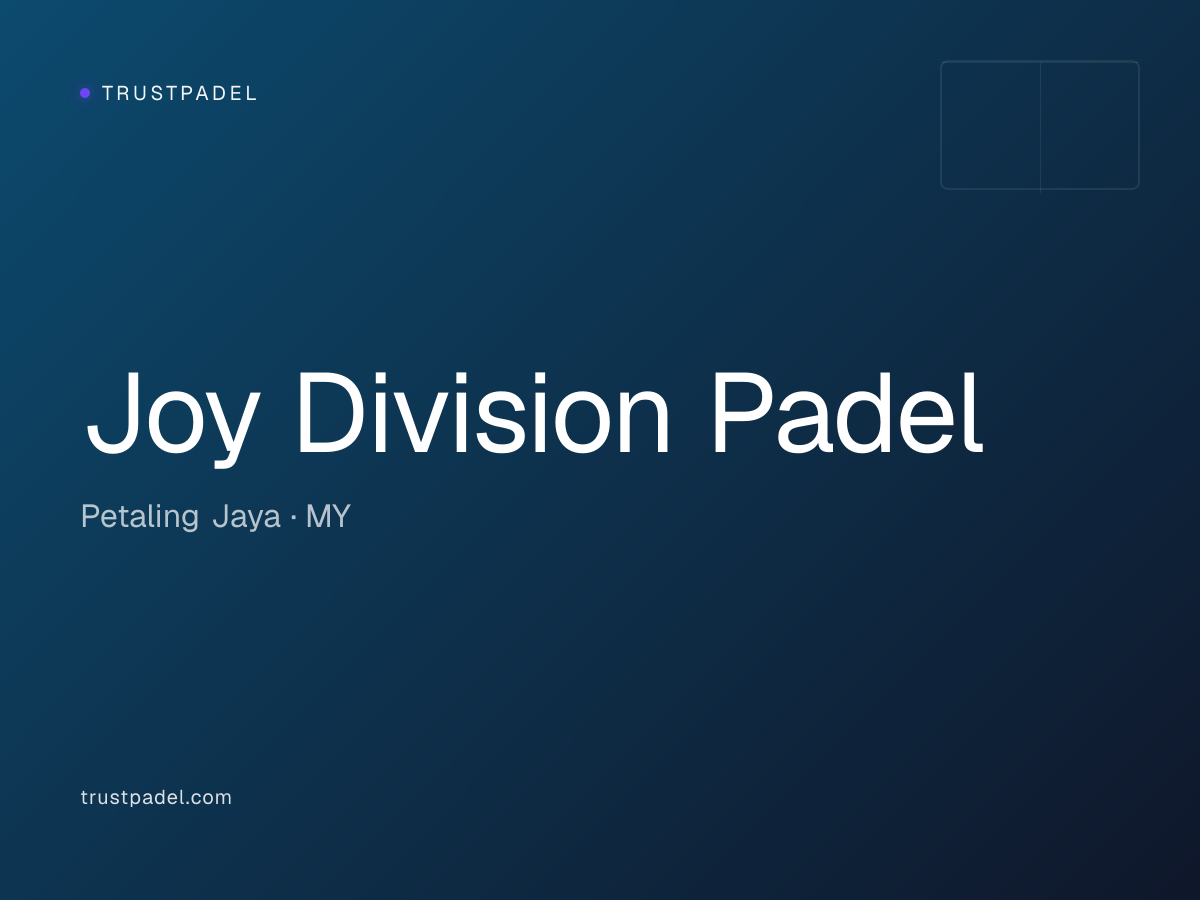 Joy Division Padel padel club