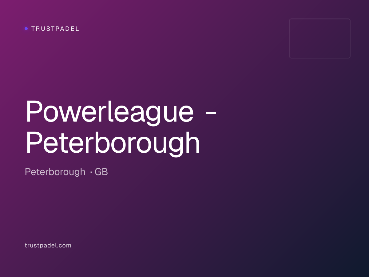Powerleague - Peterborough padel club