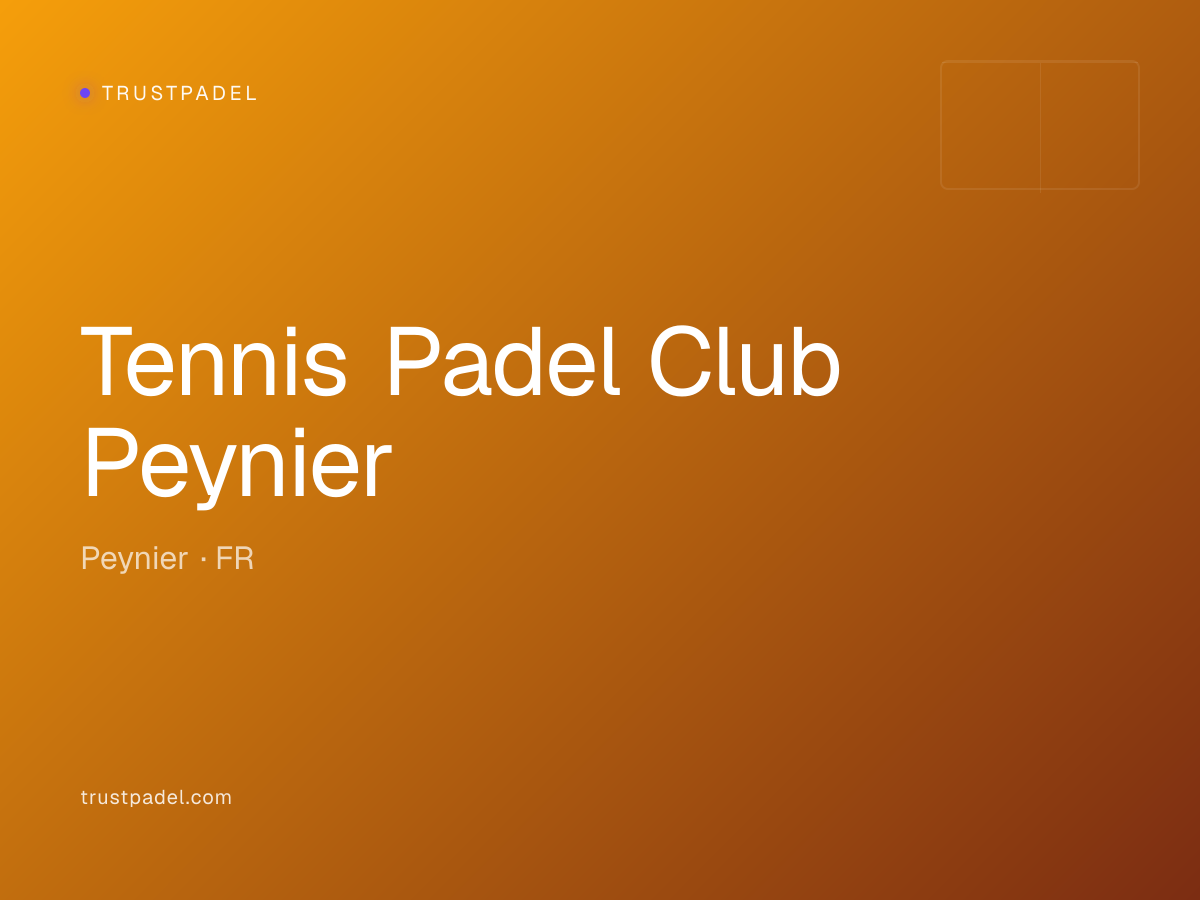 Tennis Padel Club Peynier padel club
