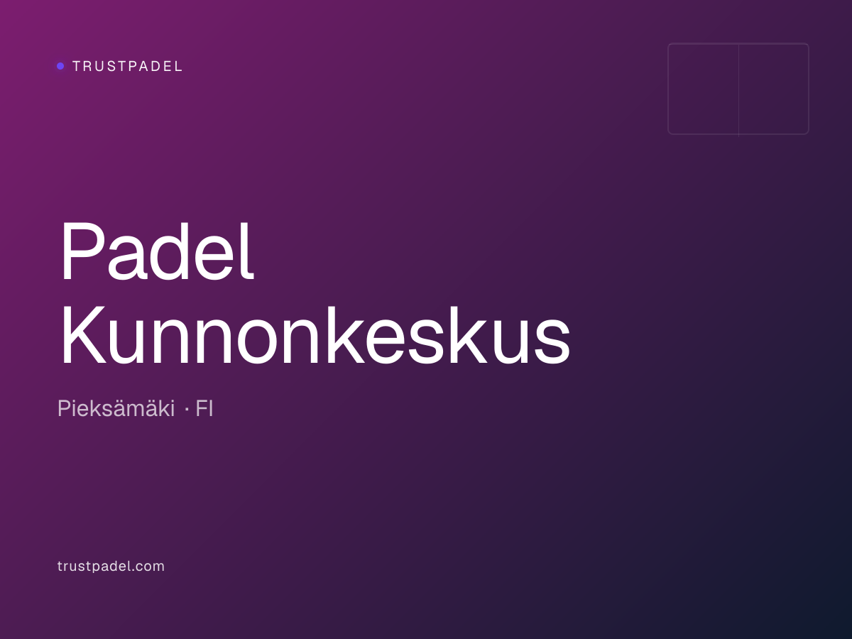 Padel Kunnonkeskus padel club