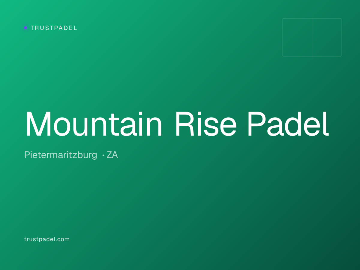 Mountain Rise Padel padel club