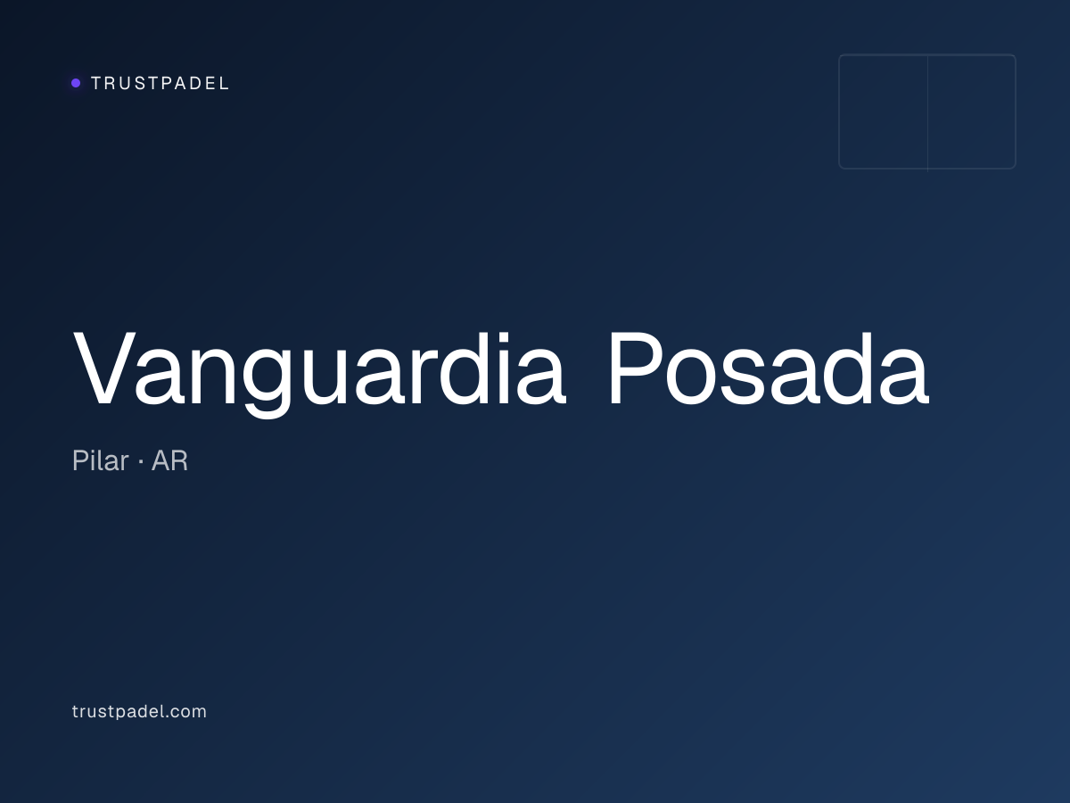 Vanguardia Posada padel club