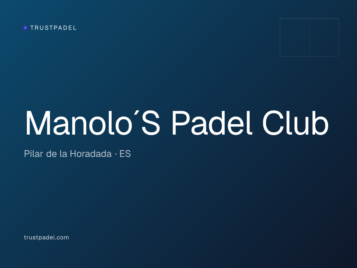 Manolo´S Padel Club padel club