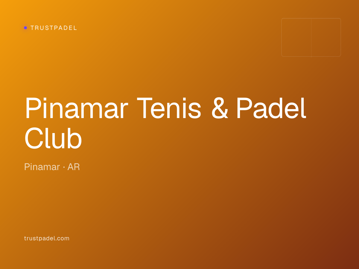 Pinamar Tenis & Padel Club padel club