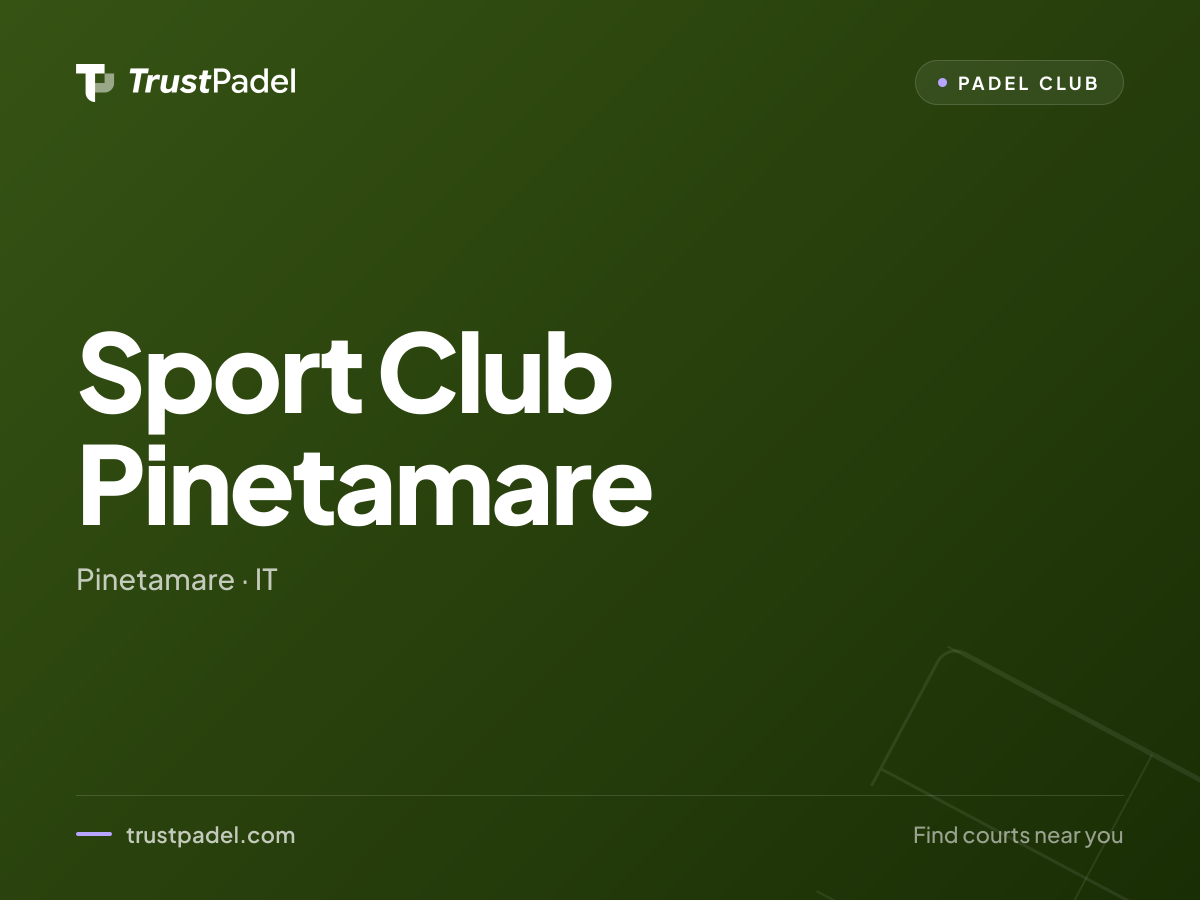 Sport Club Pinetamare padel club