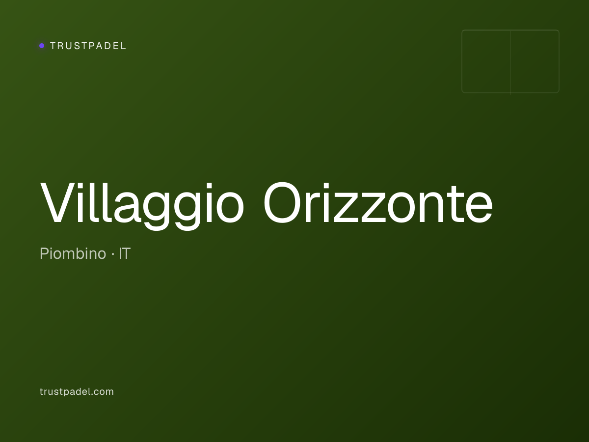 Villaggio Orizzonte padel club