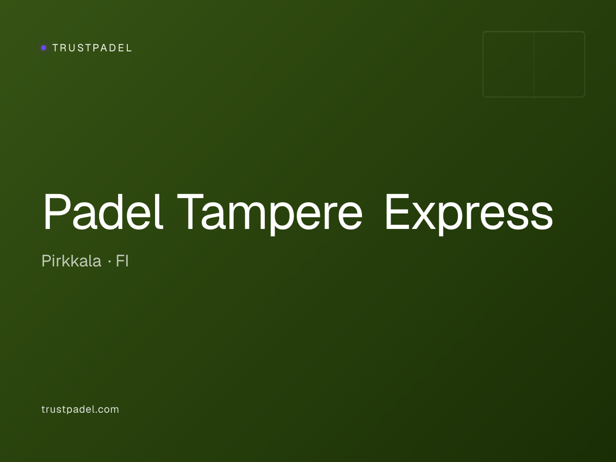 Padel Tampere Express padel club