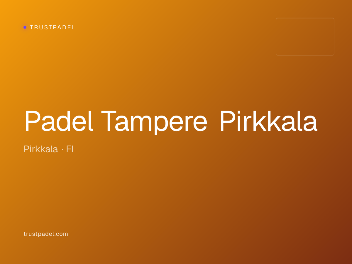 Padel Tampere Pirkkala padel club