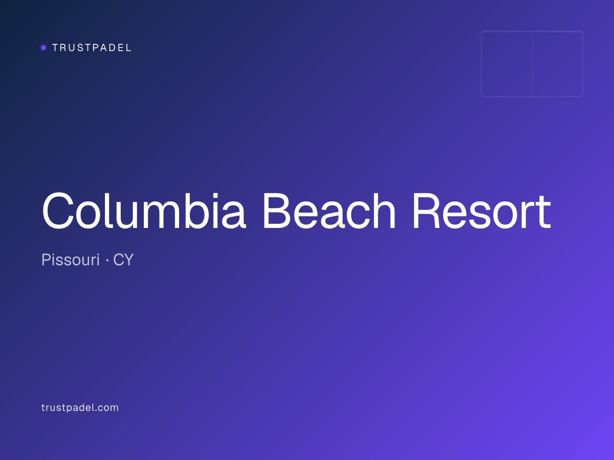 Columbia Beach Resort padel club