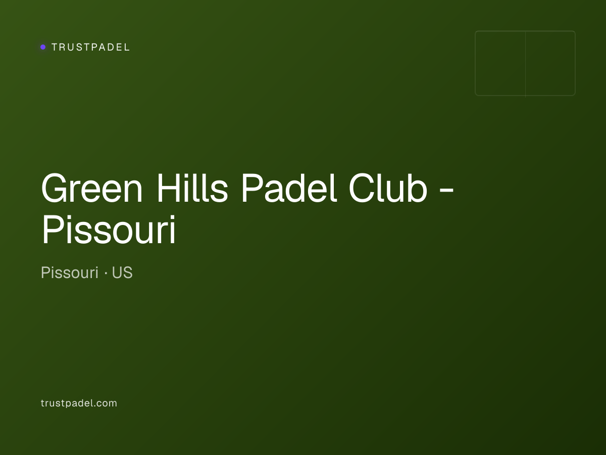 Green Hills Padel Club - Pissouri padel club