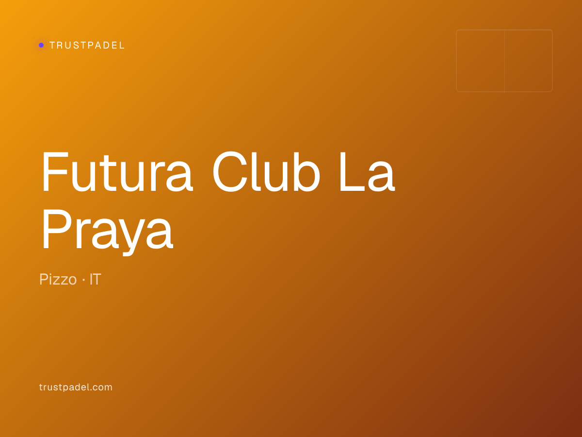 Futura Club La Praya padel club