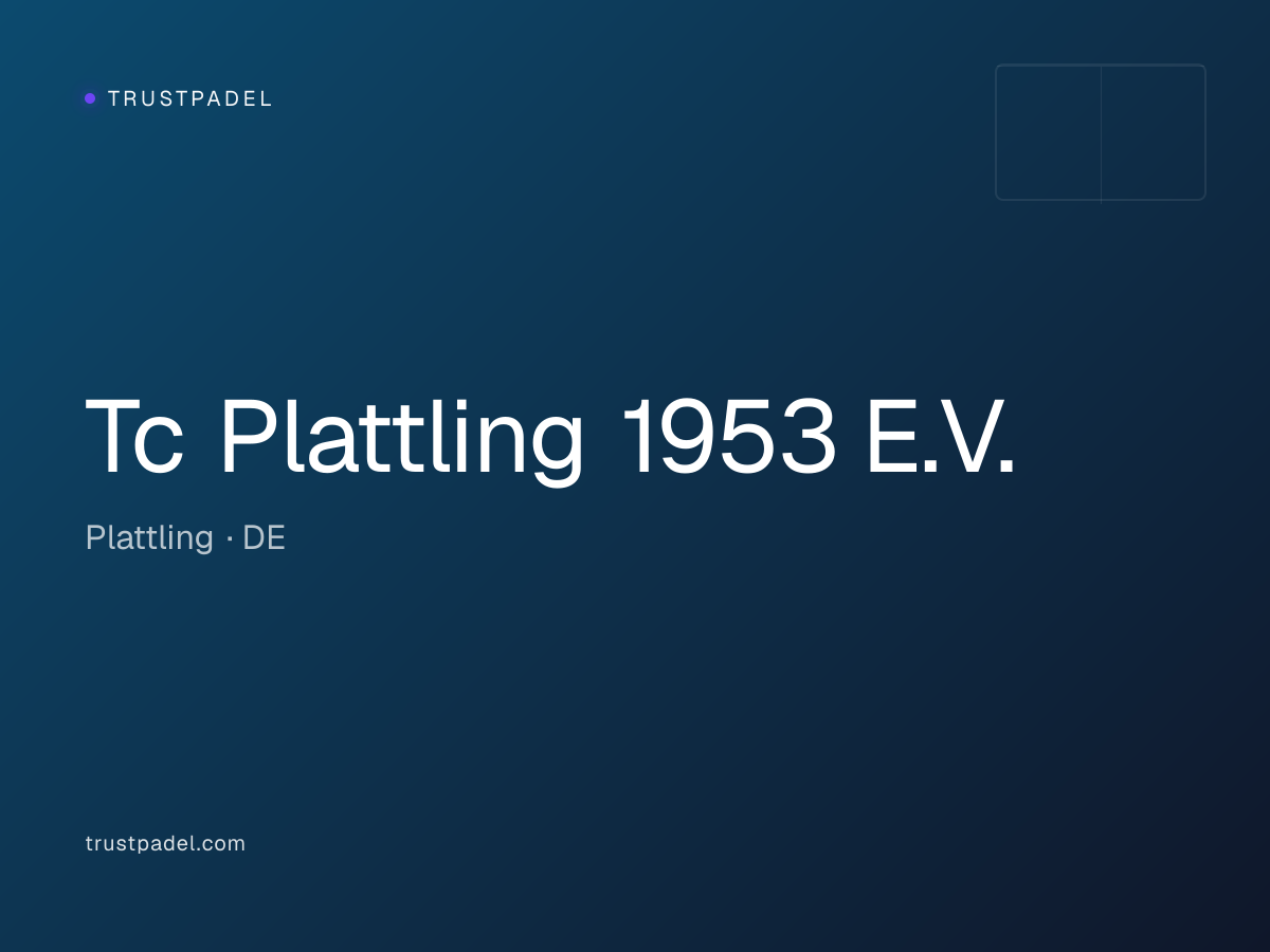 Tc Plattling 1953 E.V. padel club